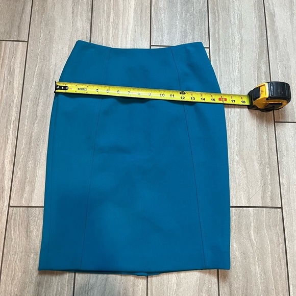 Halogen Teal Womens Pencil Skirt Size 0P - Picture 3 of 6